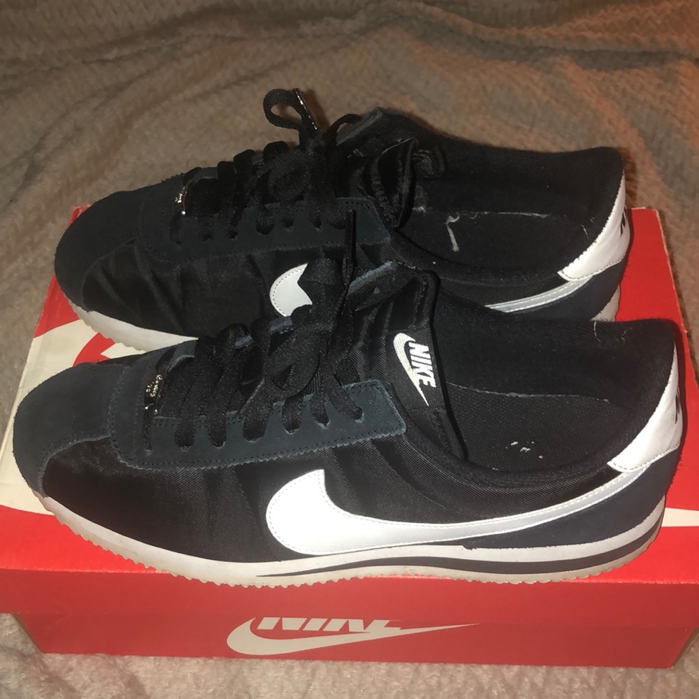 Nike Cortez Basic Nylon BLK Sz:10.5